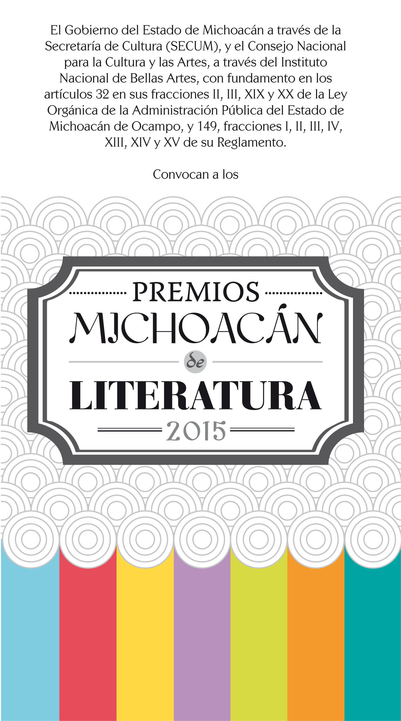 Premios Michoacán de Literatura 2015