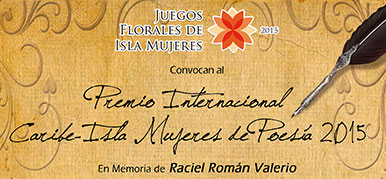 Imagen de Premio Internacional Caribe - Isla Mujeres Poesía 2015