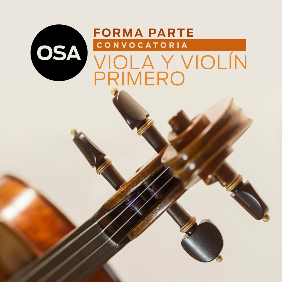 Imagen de Convocatoria para una Plaza de Viola y una de Violín