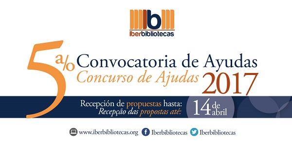 Imagen de 5ta Convocatoria de Ayudas Iberbibliotecas 2017