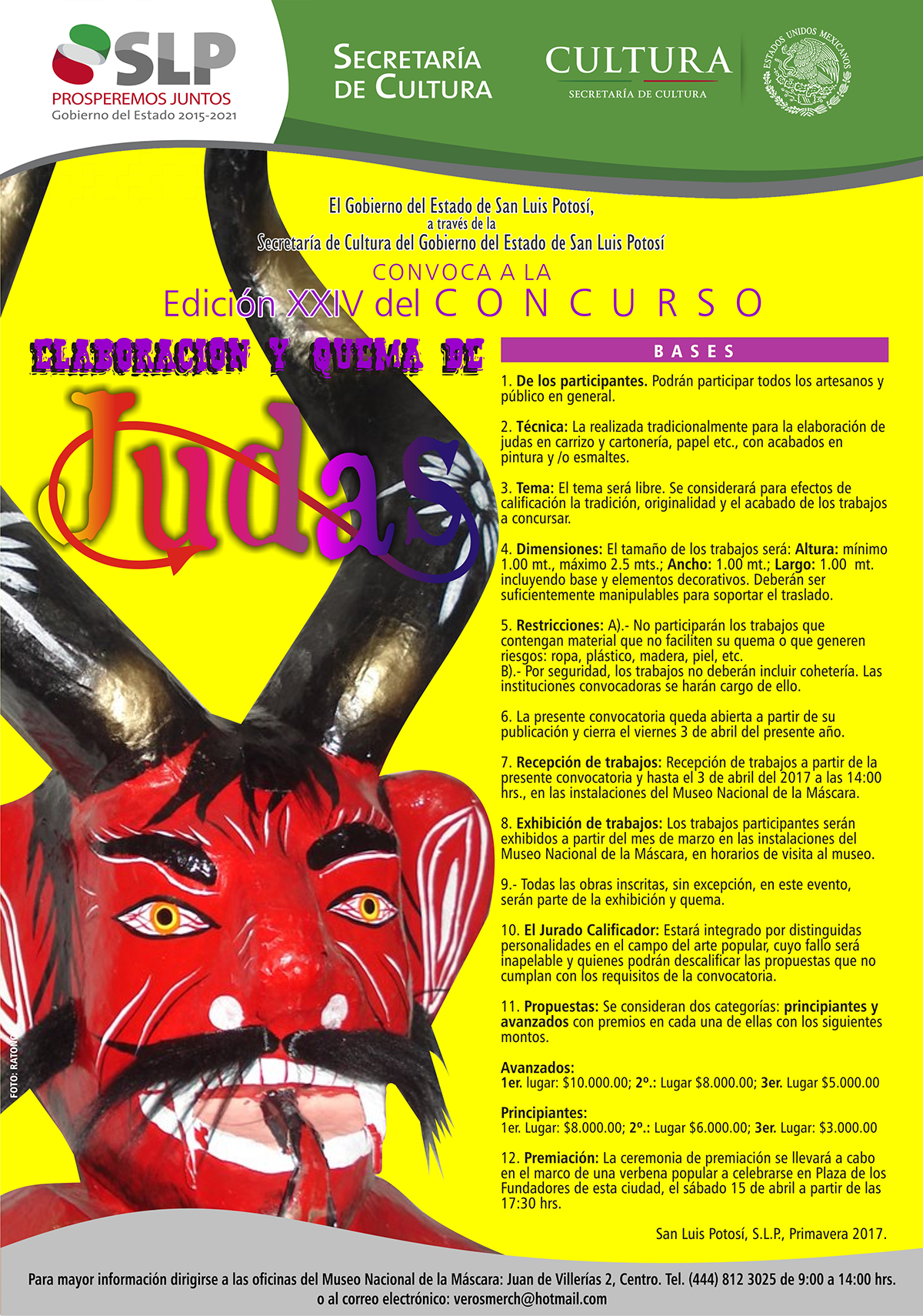 Imagen de Concurso de Elaboración y Quema de Judas 2017