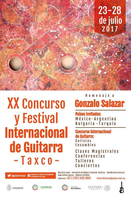 Imagen de 20° Concurso y Festival Internacional de Guitarra de Taxco 2017