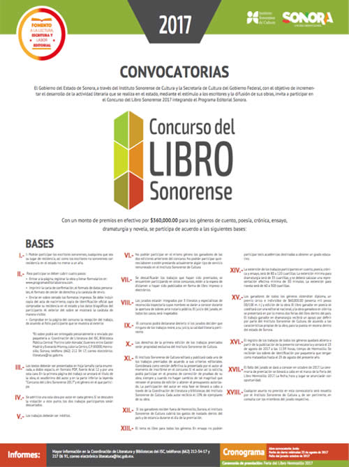 Imagen de Concurso del Libro Sonorense 2017