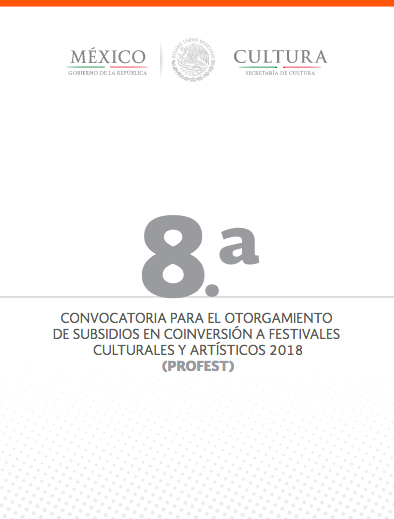 8.a Convocatoria PROFEST 2018