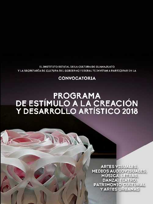 Imagen de Convocatoria del Programa de Estímulo a la Creación y Desarrollo Artístico (PECDA) en el Estado de Guanajuato 2018