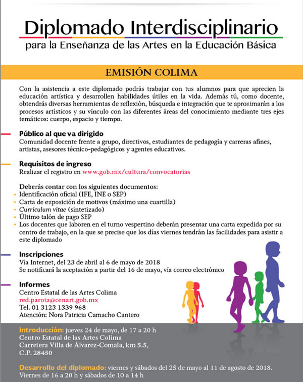 Imagen de Diplomado Interdisciplinario para la Enseñanza de las Artes en la Educación Básica