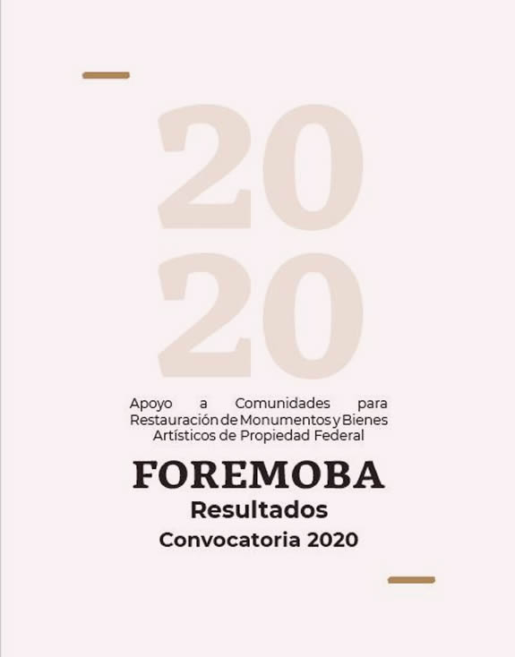 Resultados Convocatoria FOREMOBA 2020