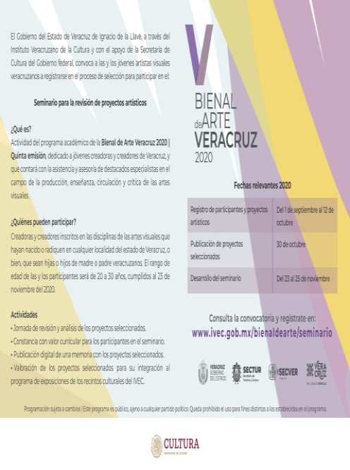 Bienal de Arte Veracruz 2020  Quinta emisión