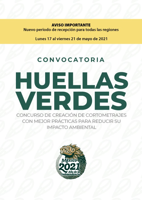 Convocatoria Huellas Verdes: Concurso de Creación de Cortometrajes con Mejores Prácticas para Reducir su Impacto Ambiental