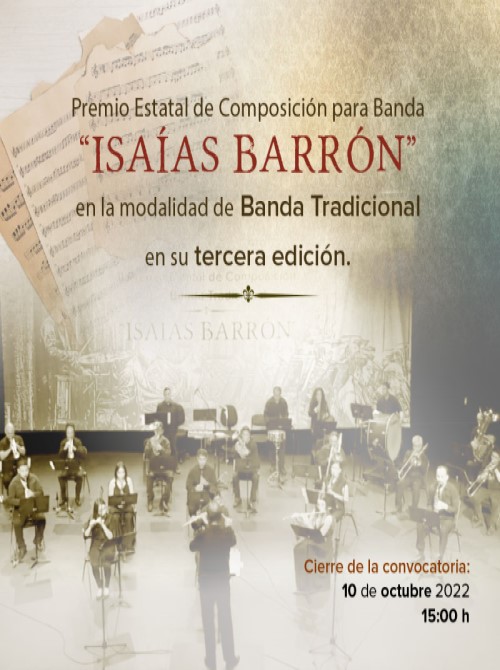 Premio Estatal de Composición para Banda “Isaías Barrón”