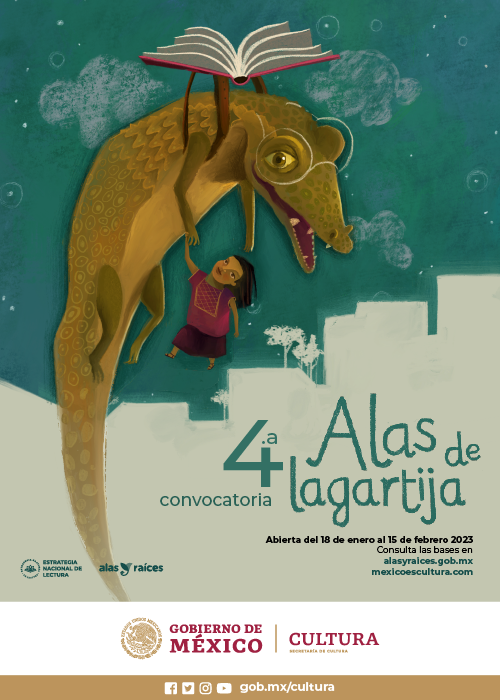 4° edición de la Convocatoria de literatura infantil y juvenil Alas de Lagartija