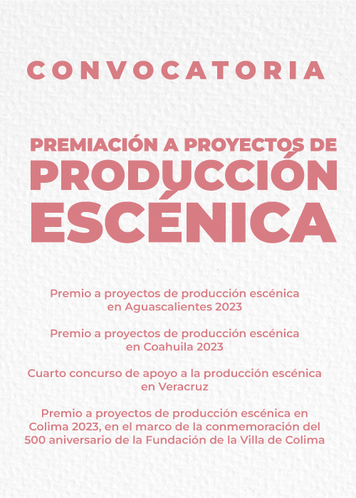 Imagen muestra de Premiación a proyectos de producción escénica