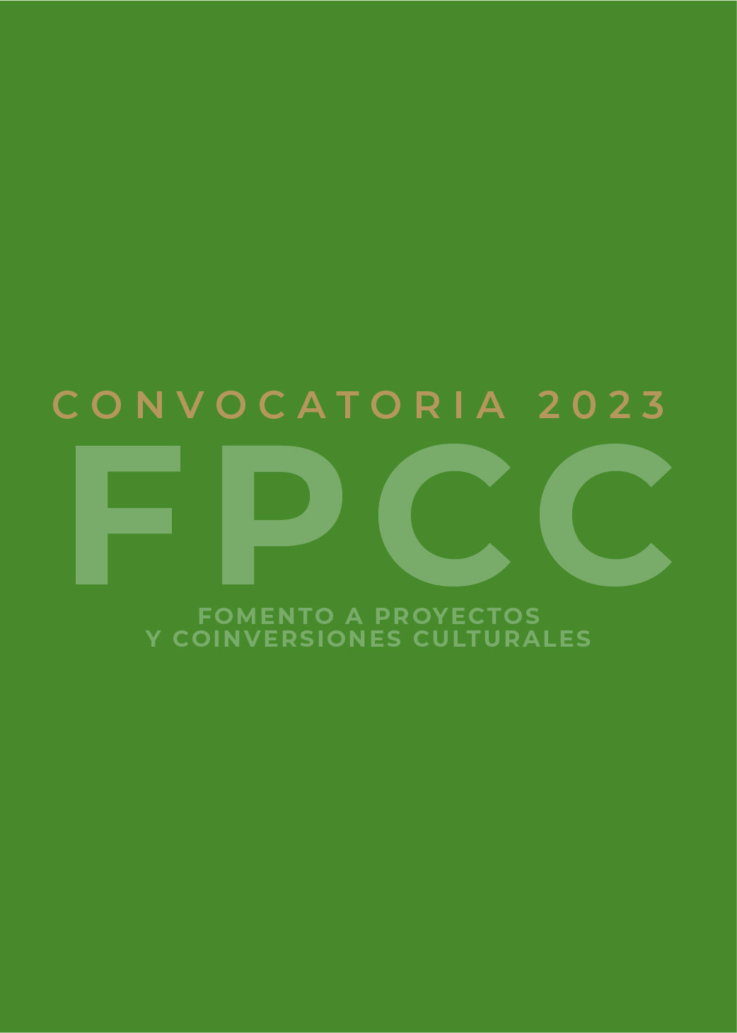 Fomento a Proyectos y Coinversiones Culturales 2023