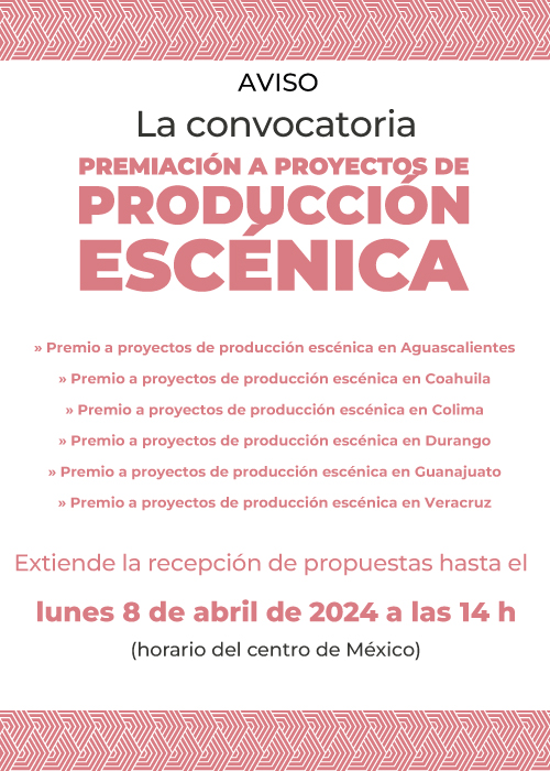 Imagen muestra de Premiación a proyectos de producción escénica