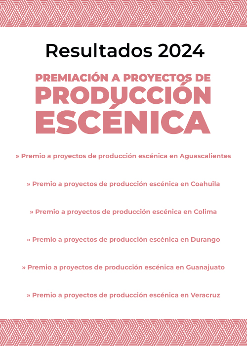 Imagen muestra del resultado de Premiación a proyectos de producción escénica