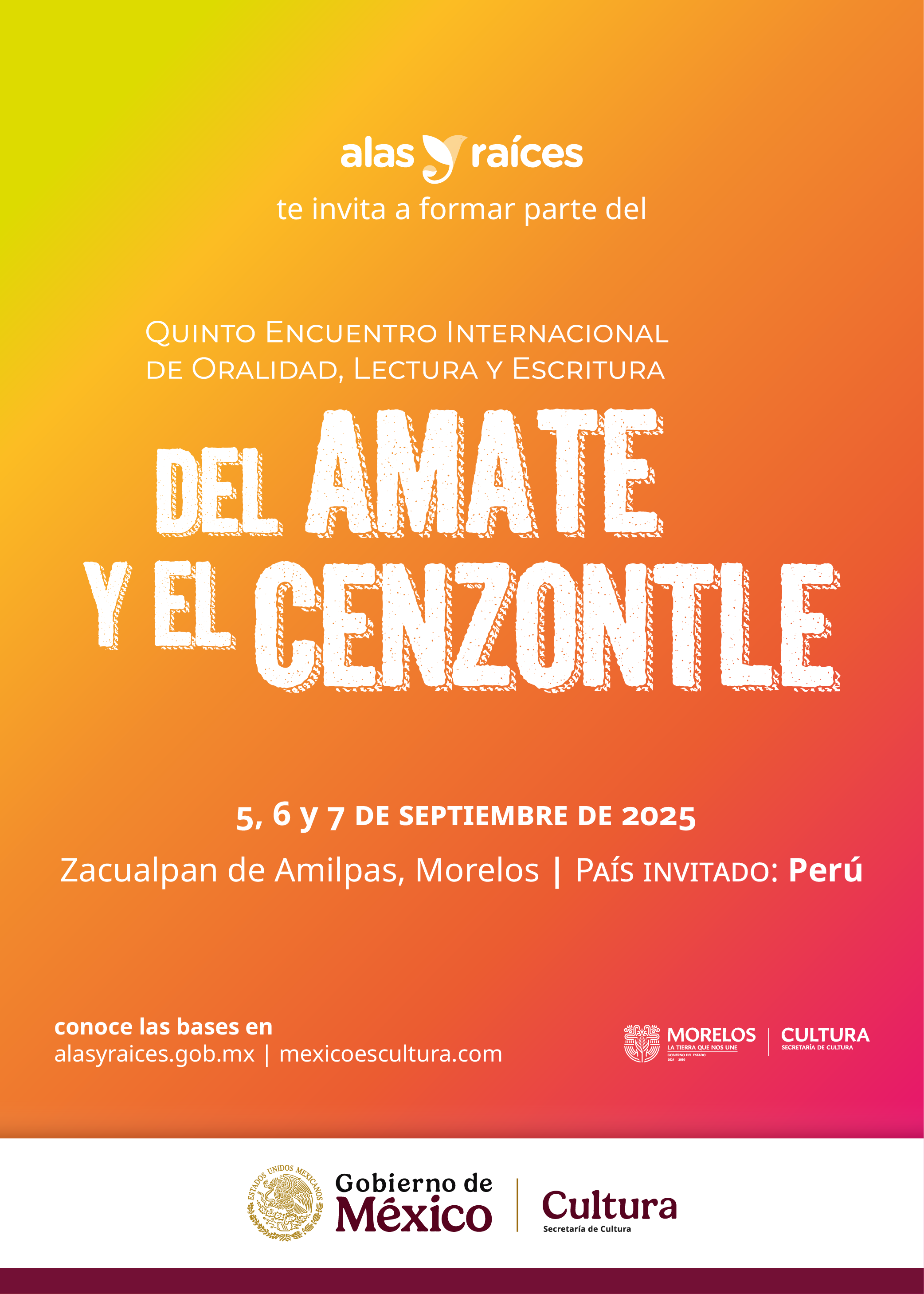 Del amate y el cenzontle 2025