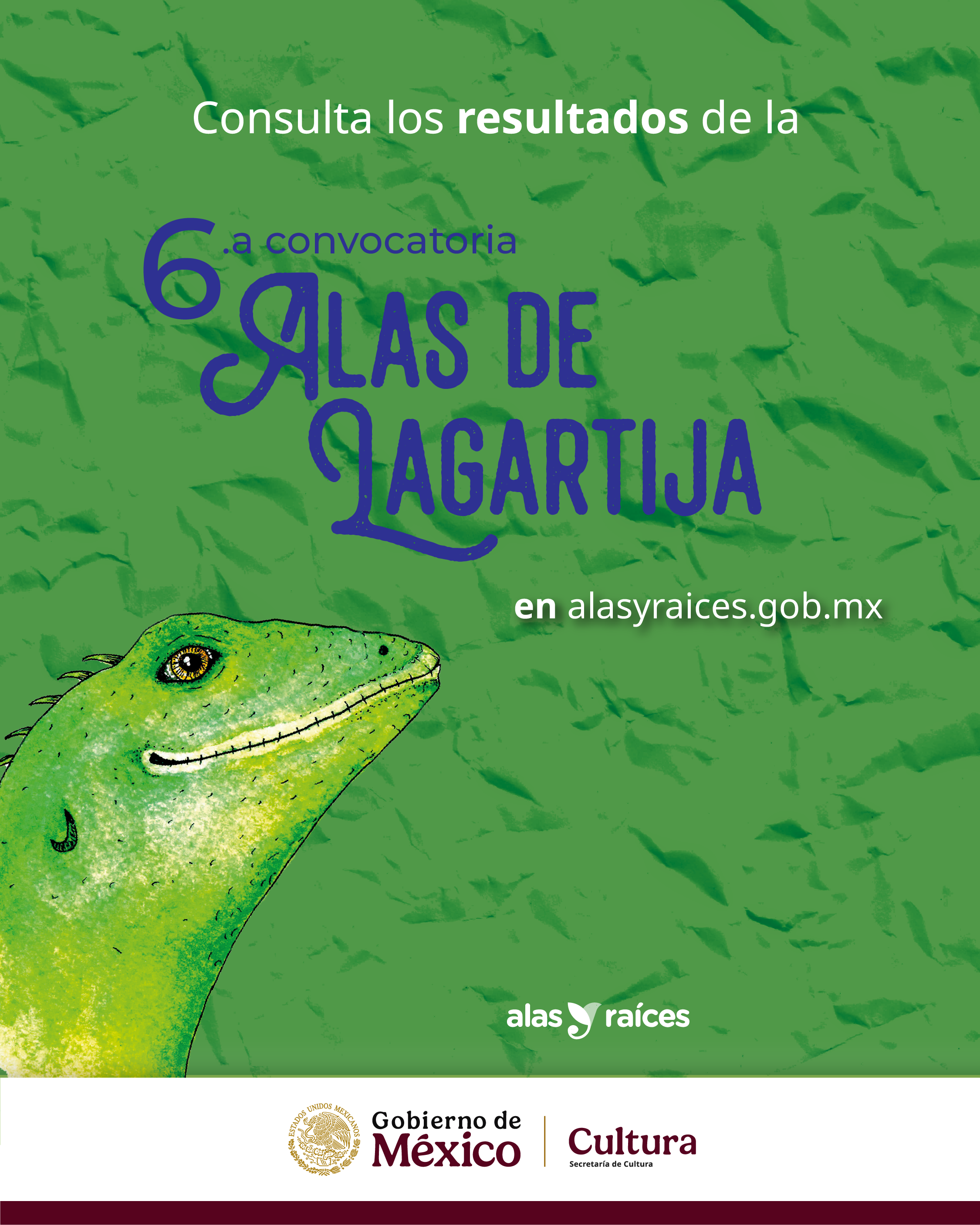 Resultados 6° Convocatoria  Alas de Lagartija 2025