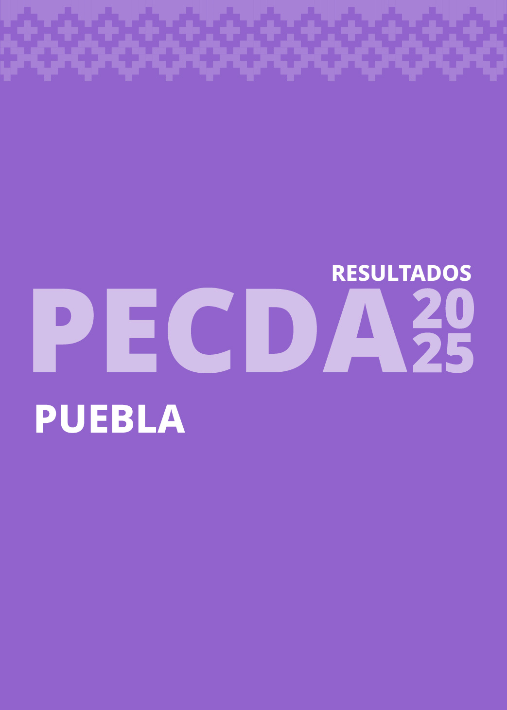 Resultados Programa de Estímulo a la Creación y Desarrollo Artístico (PECDA) Puebla, 2025