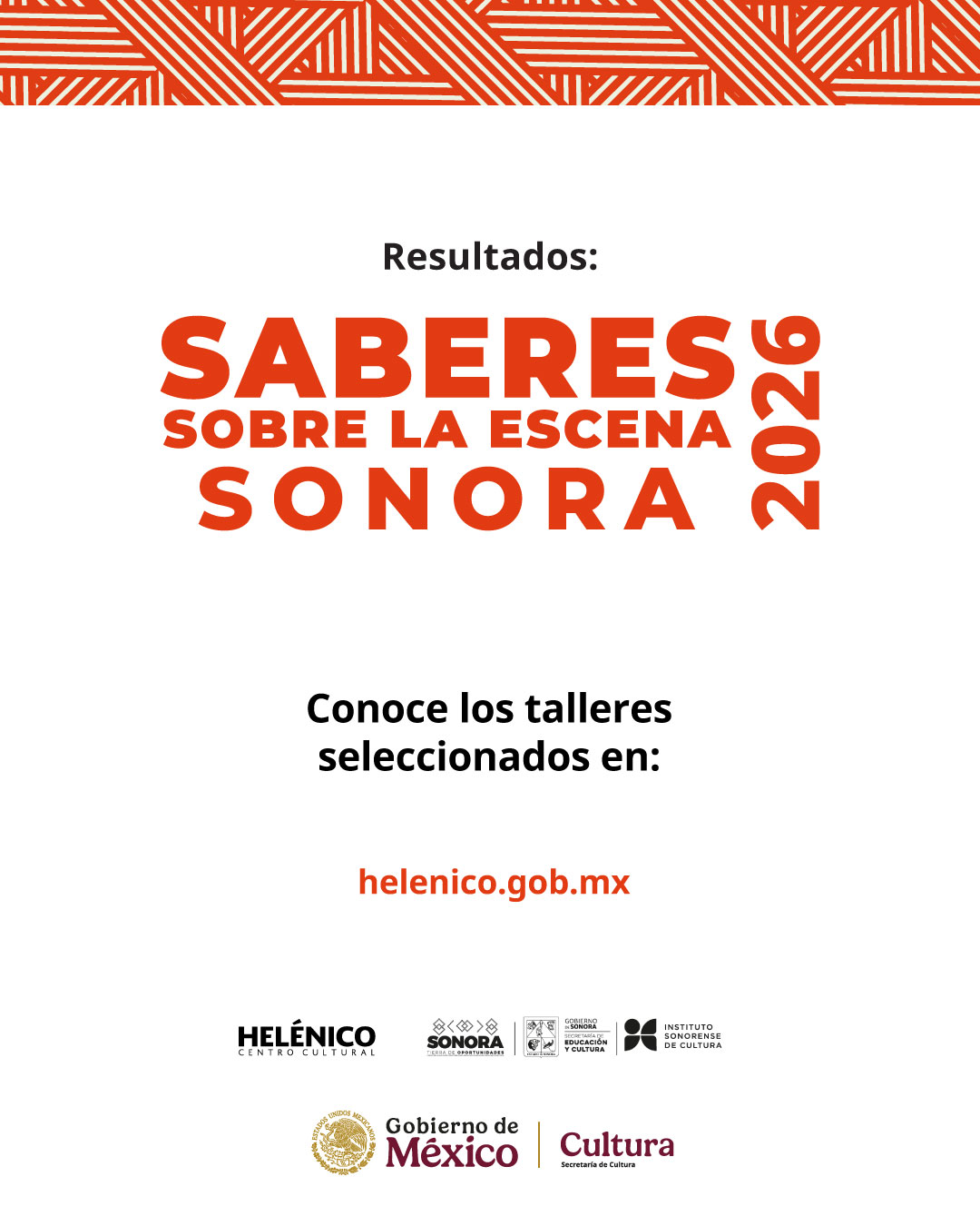 Imagen muestra del resultado de Saberes sobre la escena en Sonora 2026 