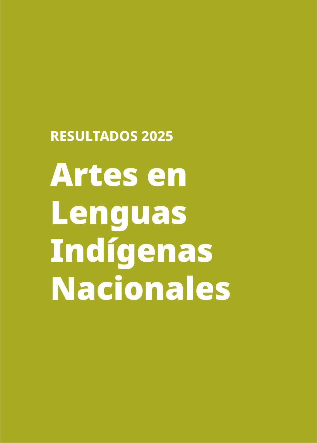 Imagen de Artes en Lenguas Indígenas Nacionales