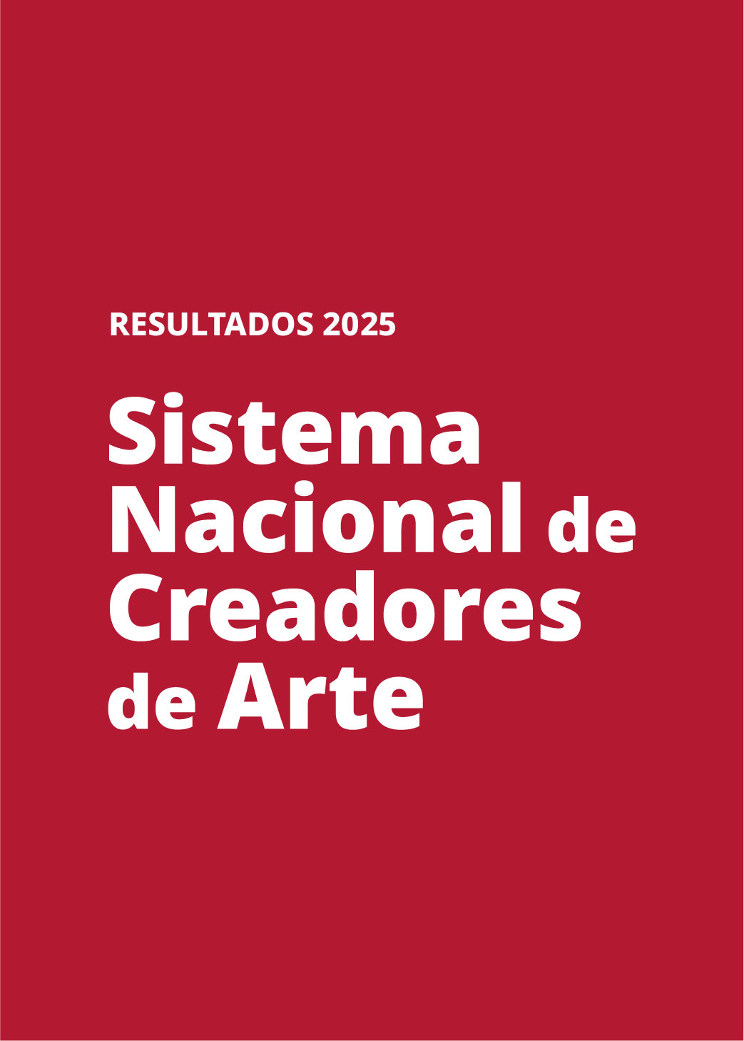 Imagen de Sistema Nacional de Creadores de Arte