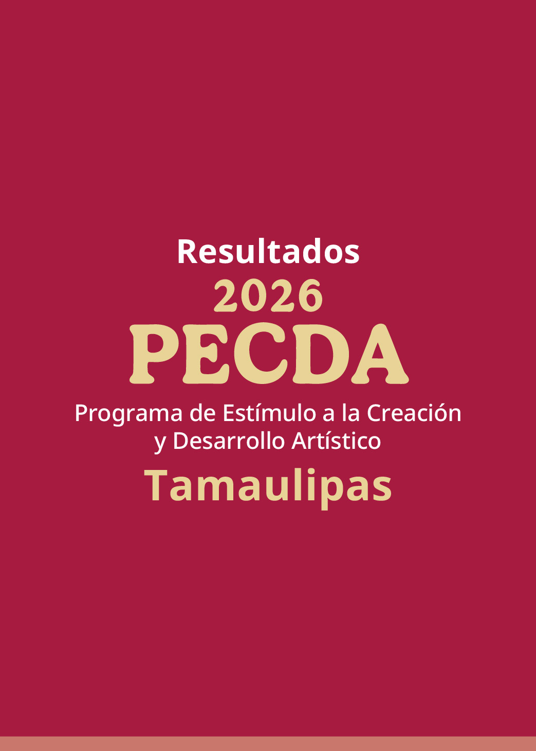 Imagen de PECDA Tamaulipas 2026