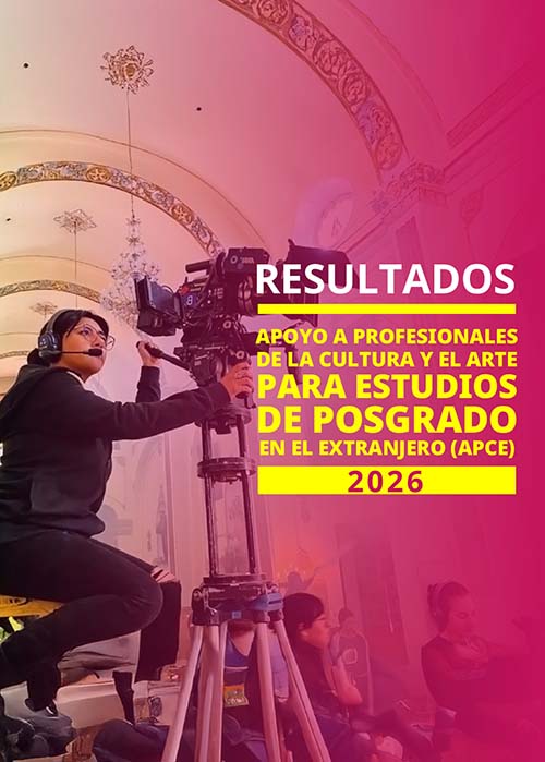 Imagen de Apoyo a Profesionales de la Cultura y el Arte para Estudios de Posgrado en el Extranjero (APCE) 2026