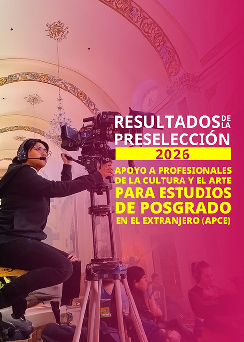 Imagen de Preselección Apoyo a Profesionales de la Cultura y el Arte para Estudios de Posgrado en el Extranjero (APCE) 2026