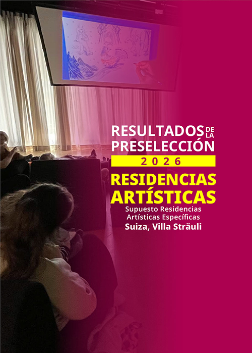 Imagen muestra del resultado de Selección final Residencias Artísticas (Villa Sträuli) 2026