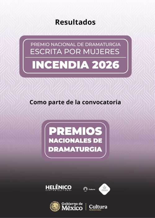 Imagen muestra del resultado de Premios Nacionales de Dramaturgia 2026