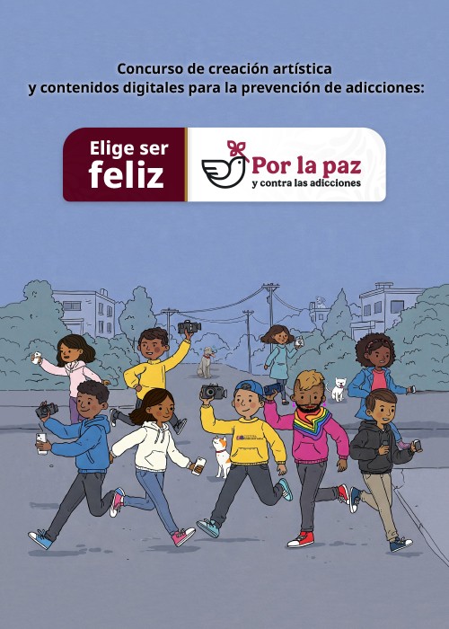 Imagen de Elige ser feliz. Por la paz y contra las adicciones